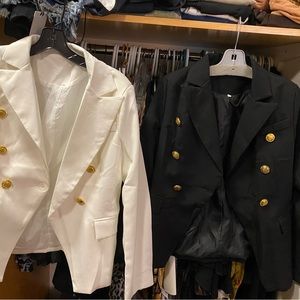 1 black 1 white blazer…brand new! Never worn
